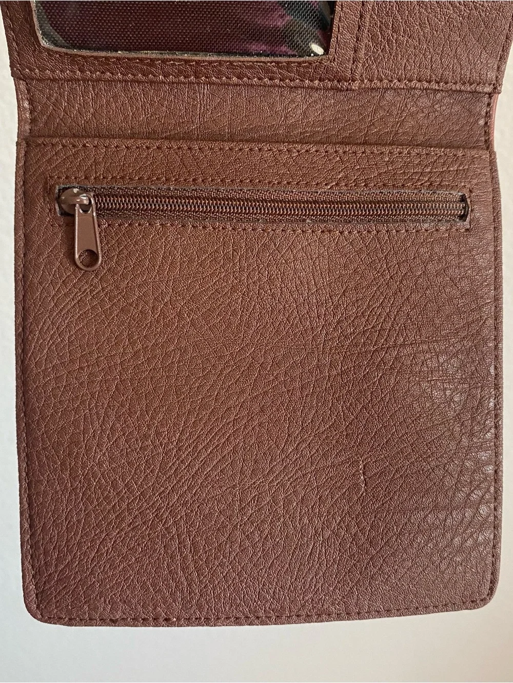 Vintage Esprit bi fold wallet card holder - travel organizer